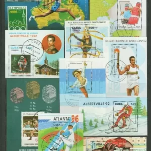 Cuba Sport 1980/2010 Olympic games, Soccer CTO / MNH