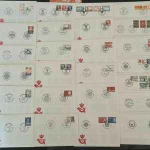 Denmark 1960/1985 48 pcs First day cover issue