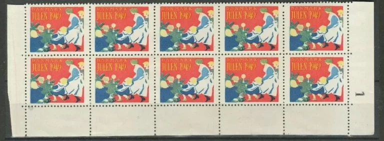 Denmark Christmas Seal 1949 stamps