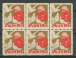 Denmark Christmas Seal year 1914 MNG stamps