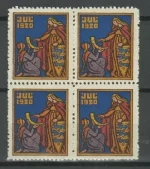 Denmark Christmas Seal year 1920 MNH stamps