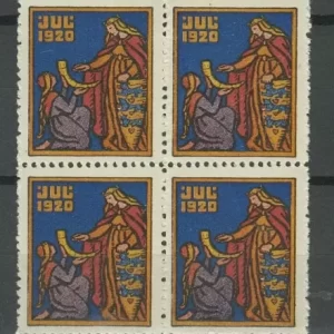 Denmark Christmas Seal year 1920 MNH stamps