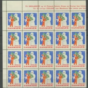 Denmark Christmas Seal year 1938 MNH stamps