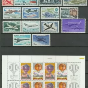 France Aviation lot MNH