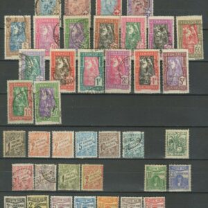 France Colonial Postal Tunisia Post Tax lot MH/Used stamps