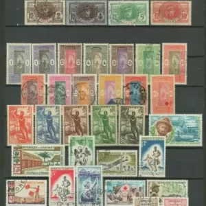 French colonies – Benin Dahomey postage stamps 1906/1960 MH / Used