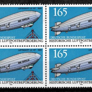 Germany year 1991 stamp 165pf Graff Zeppelin ☀ MNH (**)