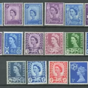 Great Britain 1951/70 Regional issues - Machines MNH