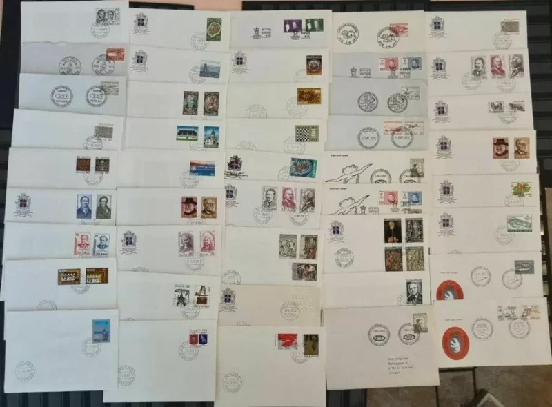 Iceland year 1960/1985 Lot of 87 first day covers