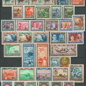 Indonesia year 1947/50 stamps Collection of Vienna Issues MNH