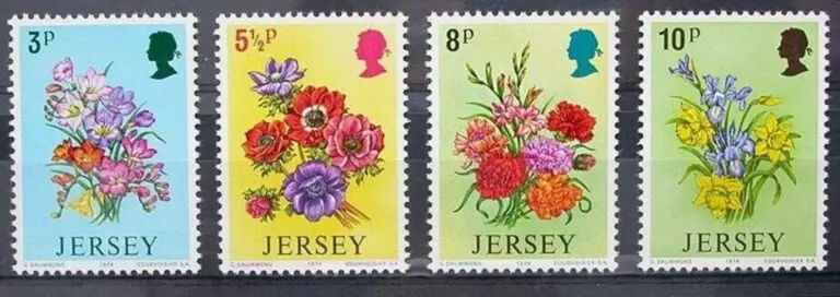 Jersey year 1974 Flora - Spring Flowers