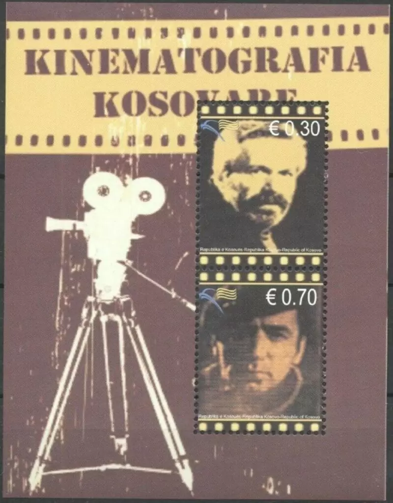 Kosovo year 2010 Cinema / Movies, Movie Stars stamps MNH