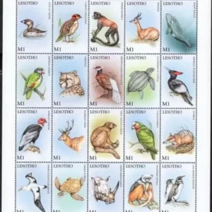 Lesotho 1998 stamps Fauna – Birds MNH postage stamps