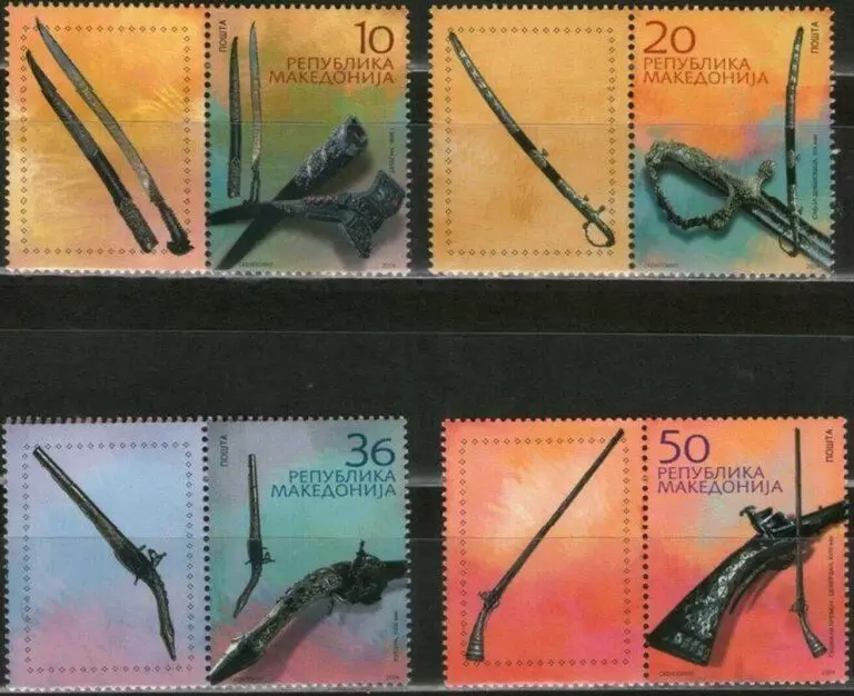 Macedonia 2004 Cultural Inheritance - Old Weapons MNH