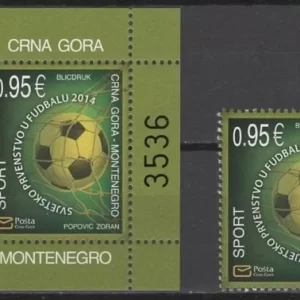 Montenegro 2014 World Cup Football Championship Brazil set