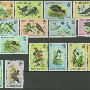 Montserrat 1984 Fauna - Birds mi 538-552 Mint never hinged