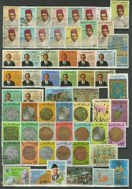 Morocco 1960/1980 stamps collection Used / MH