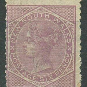 New South Wales 1871 ☀ 6 p.pale lilac ☀ MH stamp