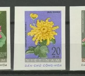 North Vietnam year 1962 Flora - Flowers stamps set