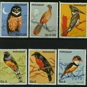 Paraguay 1983 Birds – Complete set MNH