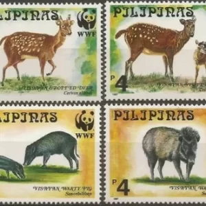 Philippines 1997 World Wildlife Fund – Nature stamps set