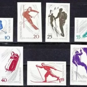 Romania year 1961 stamps Winter Olympic Games full set MNH**