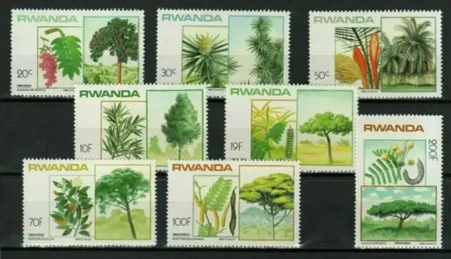 Rwanda year 1984 stamps