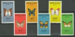 Senegal 1963 Fauna-Butterflies Complete stamps set