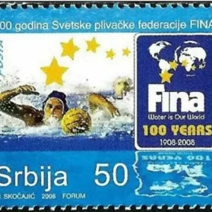 Serbia 2008 / 100 Years of the International Swimming Federation MNH**