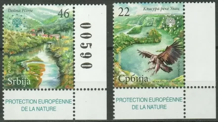 Serbia 2009 European Nature Protection – Birds Fauna MNH