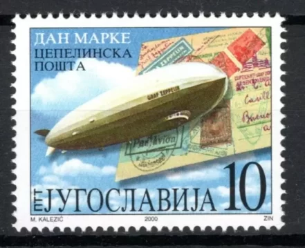 Yugoslavia/Serbia year 2000 – Airmail / Airships – Stamp Day