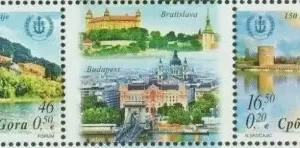 Serbia year 2006 stamps - Petrovaradin Fortress / Danube