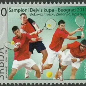 Serbia year 2010 Tennis/Davis Cup -Winners MNH