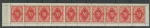 SHS - Chainbreakers year 1919 stamps 50 v Porto strip ☀ MNH**