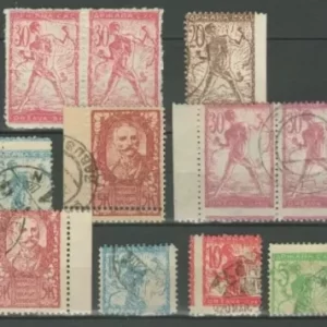 SHS - Chainbreakers years 1919/20 stamps Used lot with errors