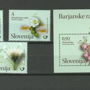 Slovenia 2011 Flora - Flowers postage stamps set