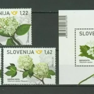 Slovenia 2021 Flora Wayfaring Tree - Complete set