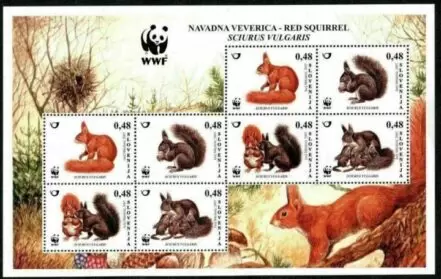 Slovenia year 2007 stamps / Fauna - Squirrel Mint never hinged (**)