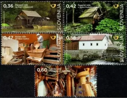 Slovenia year 2010 Architecture - Watermills in Slovenia Mint never hinged (**)