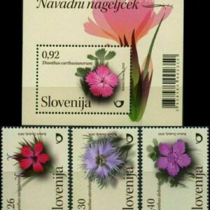 Slovenia 2010 Flora/Flowers – Complete set + MSS – MNH**