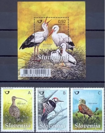 Slovenia year 2011 stamps Animals / birds - full set MNH **