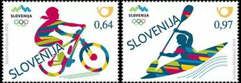 Slovenia year 2016 stamps Olympic games