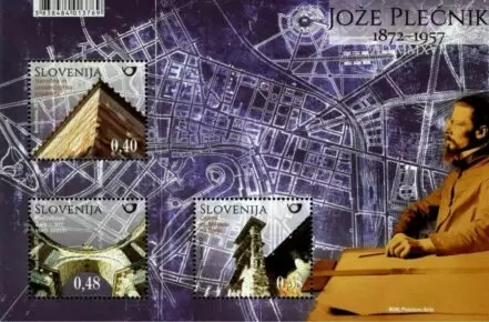 Slovenia year 2017 stamps Architecture - Joze Plecnik ☀ MNH**