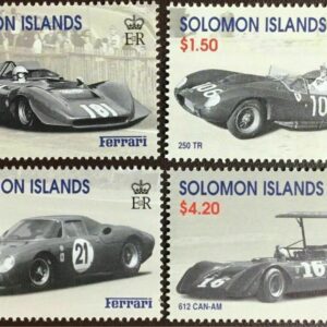 Solomon Islands 1997 stamps Sport cars – Ferrari