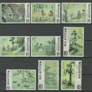 South Korea Paintings of the Yi Dynasty MNH **