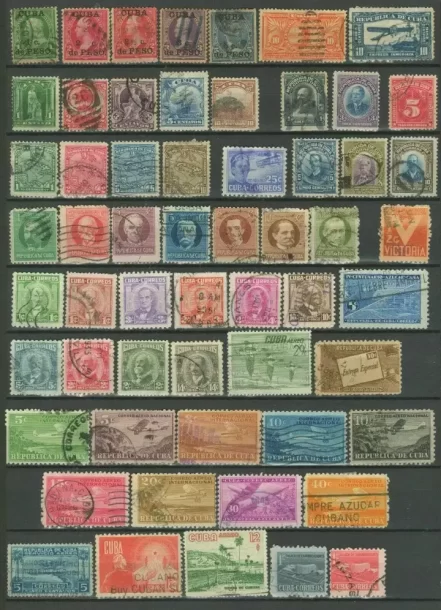 Spanish & US Cuba year 1874/1930 Small Collection MH/ Used