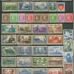 Stamps France year 1935 / 1950 Charity / Red cross lot MH stamps
