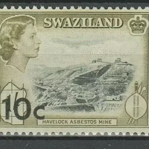 Swaziland year 1961 10c / 1 MNH stamp