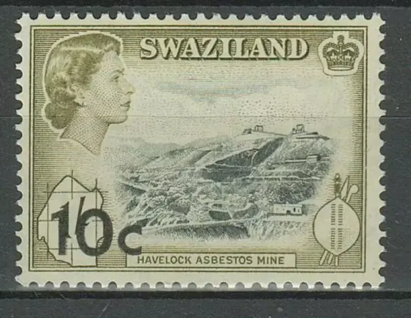 Swaziland year 1961 10c / 1 MNH stamp