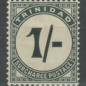 Trinidad Tobago stamp year 1885 Porto - Postage Due 1 Shilling